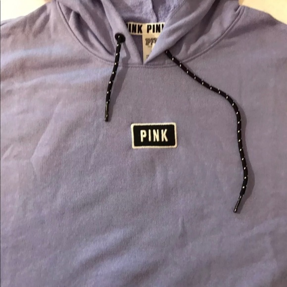 PINK VICTORIA'S SECRET CROPPED PULLOVER Violet - Picture 2 of 8